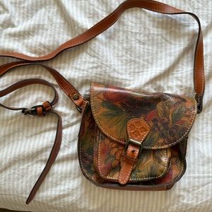Patricia Nash fruit leather crossbody purse